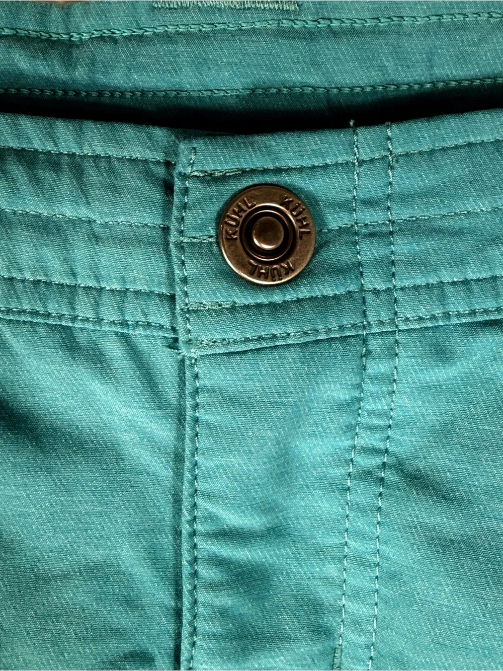 Kuhl Men's Sz 4 Light Sea Green Cargo Shorts